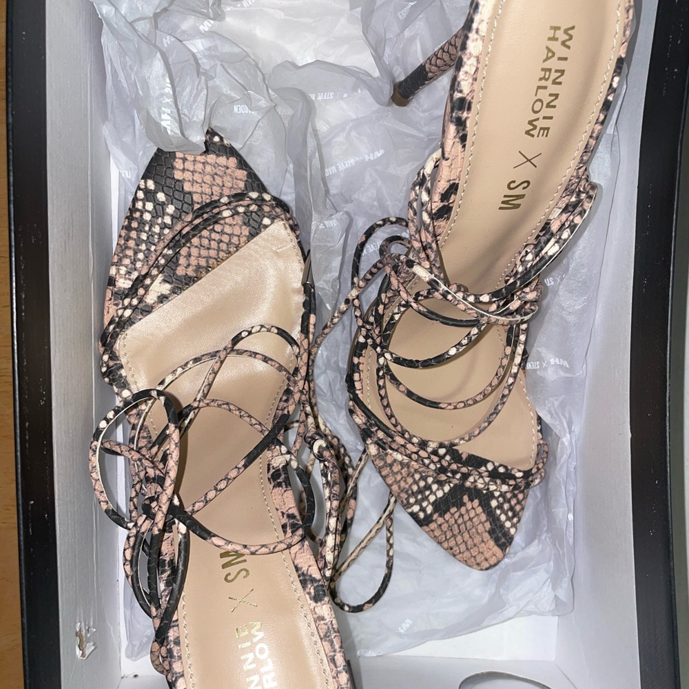 Steve madden snake skin design size 7.5